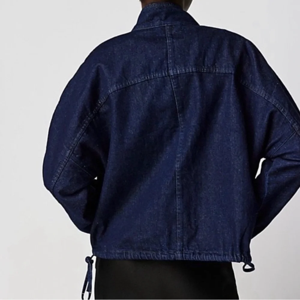 We The Free Dark Blue Jean Jacket - Picture 3 of 13